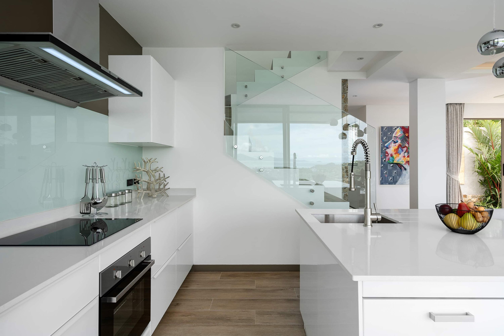 Sophisticated 3+1 Bedroom Seaview Pool Villa in Bophut for Sale