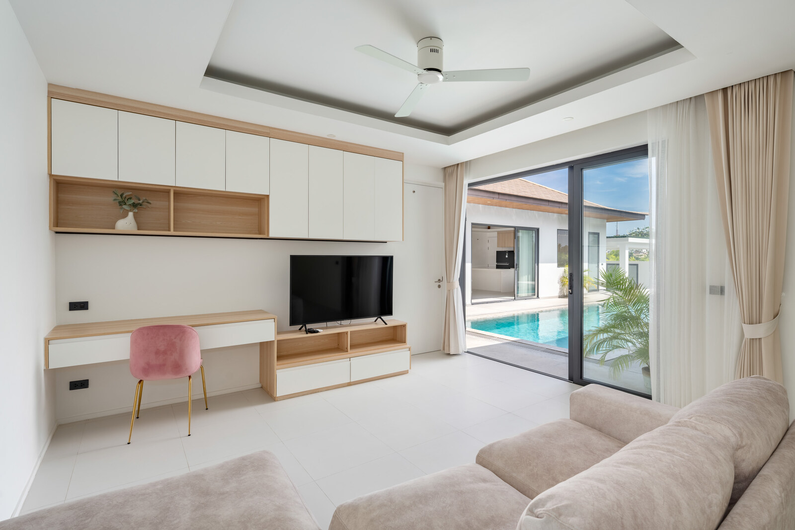 Hideaway Villa - Spacious 3 Bedroom Garden Pool Villa with Garden in Sunway Villas, Choeng Mon (A4) : 3 bedroom Villa A4 for sale in Sunway Villas, Choengmon Beach