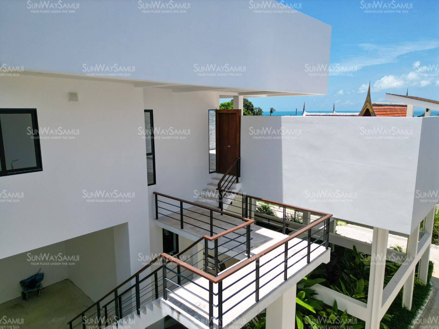 Villa Gabriela – Duplex Beachside Pool Villa with Partial Sea View in Choengmon for Sale