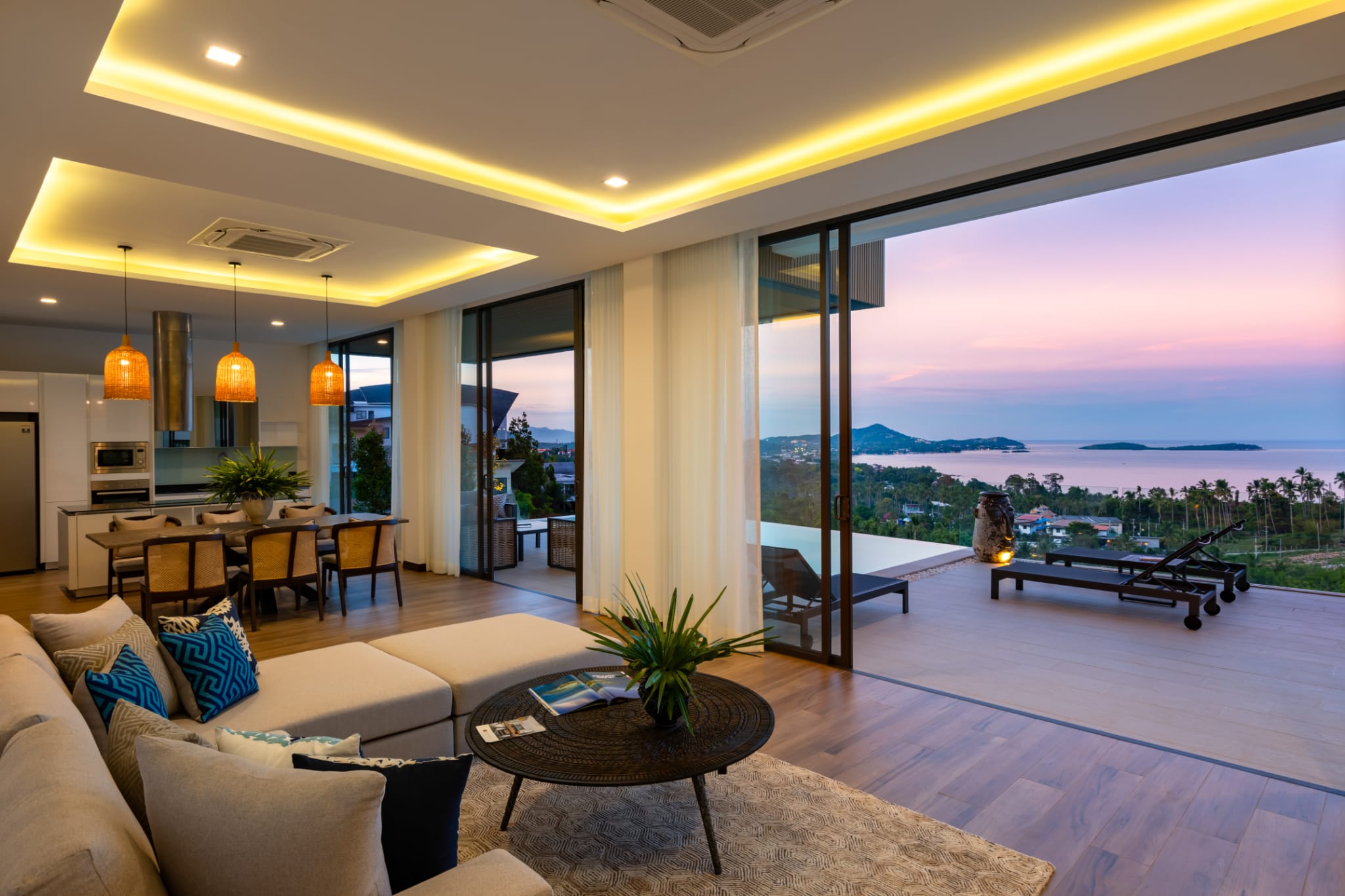 Verano Residence - Quality 3 Bedroom Seaview Pool Villa in Chaweng Noi for Sale