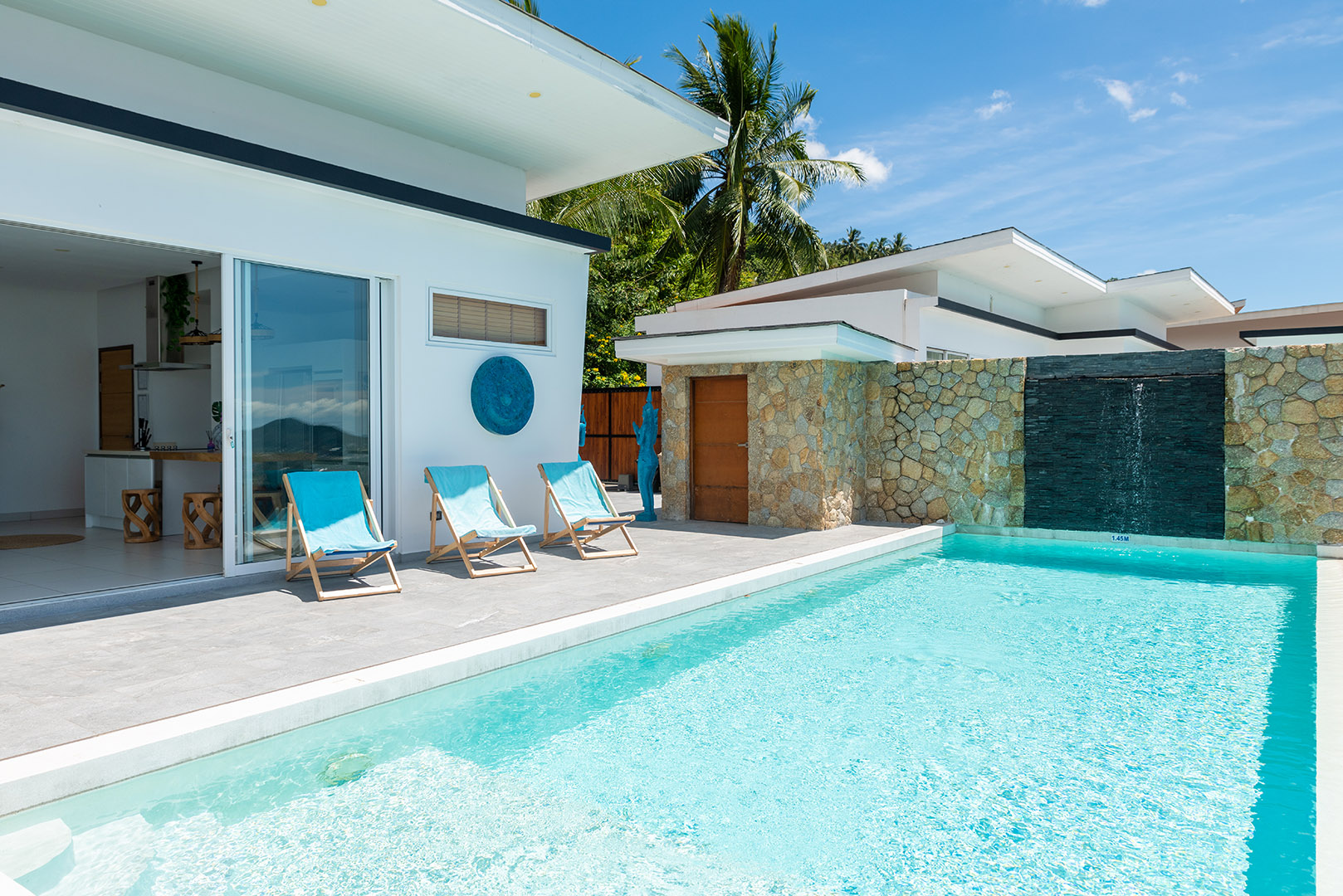 Chic 5 Bedroom Seaview Pool Villa in Chaweng for Sale