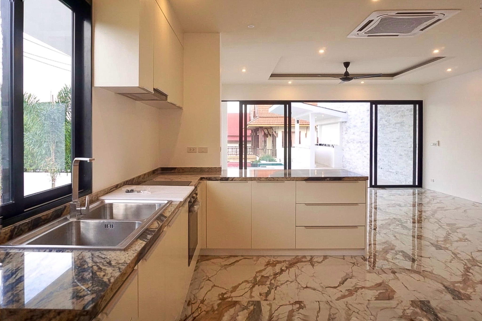 Villa Gabriela – Duplex Beachside Pool Villa with Partial Sea View in Choengmon for Sale