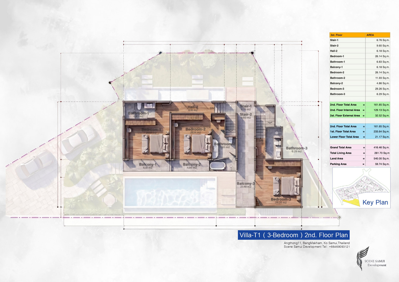 Tesoro Valley – Off Plan 2 to 4+1 Bedroom Seaview Pool Villa in Bang Makham for sale: Tesoro Valley – Off Plan 2 to 4+1 Bedroom Seaview Pool Villa in Bang Makham for sale