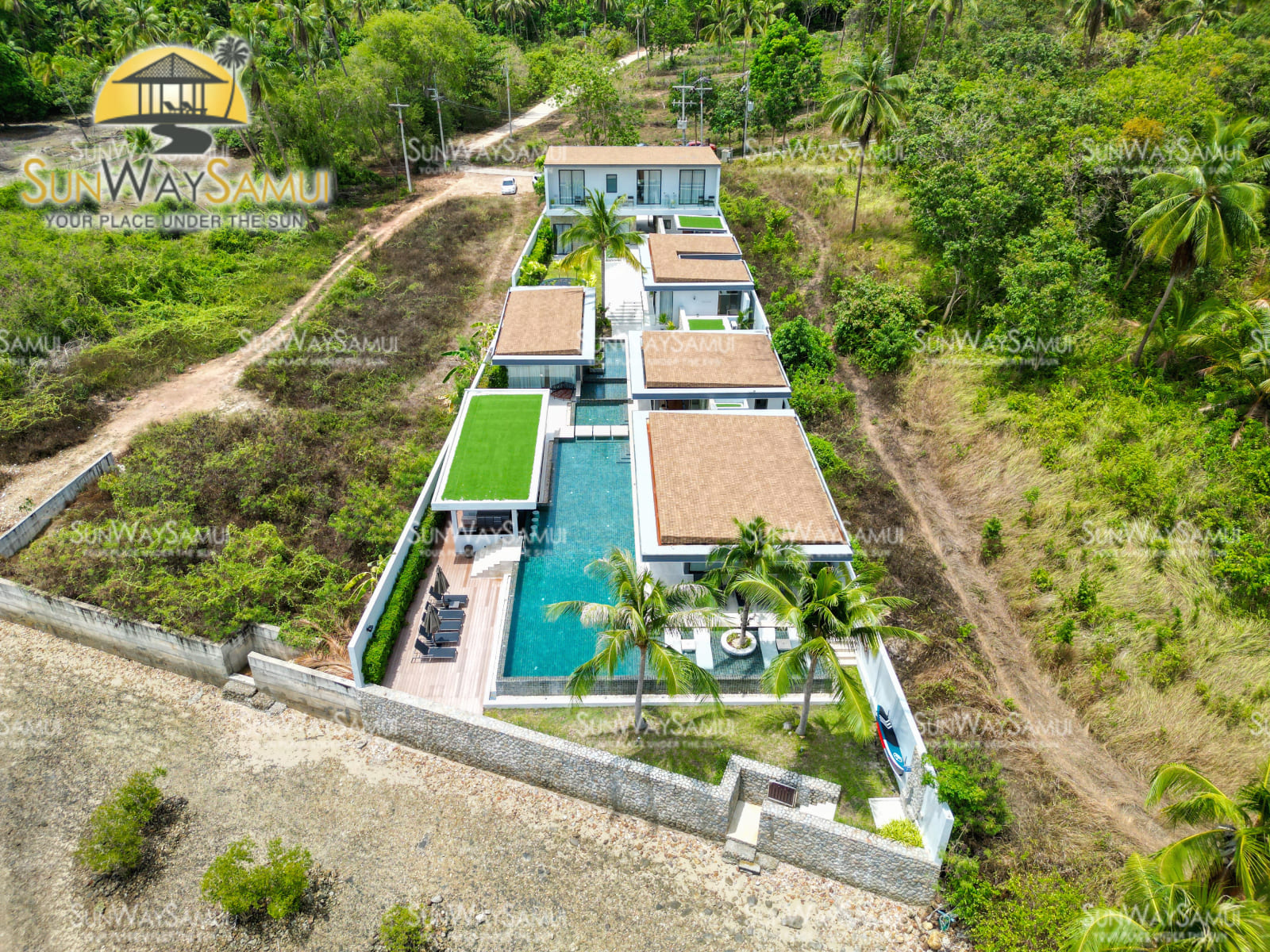 Villa Sea Renity - Ultra-Luxury 7 Bedroom Beachfront Villa in Laem Sor for Sale