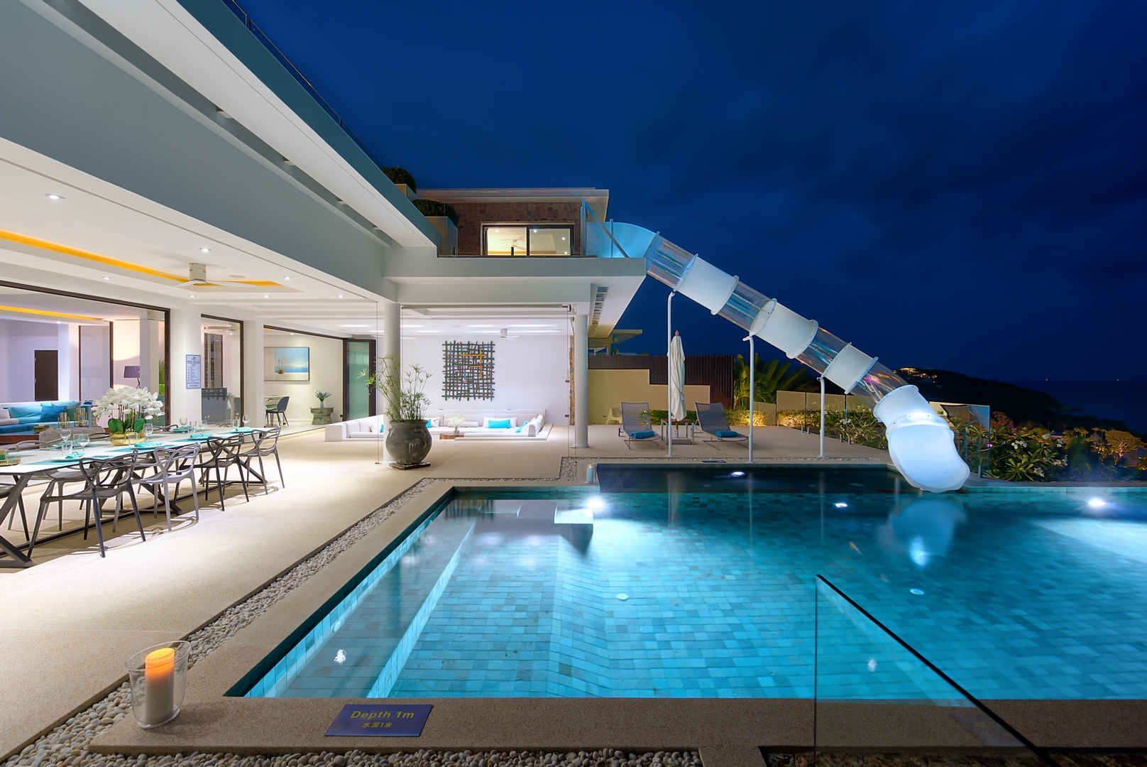 Villa Turquoise – Luxury 4 Bedroom Seaview Villa in North Chaweng for sale