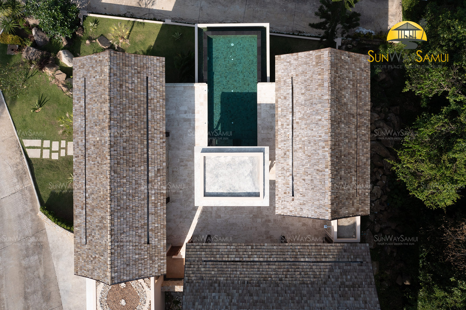 (SOLD) Villa Tujuh - Traditional Tropical 3 Bedroom Seaview Pool Villa in Chaweng Noi For Sale