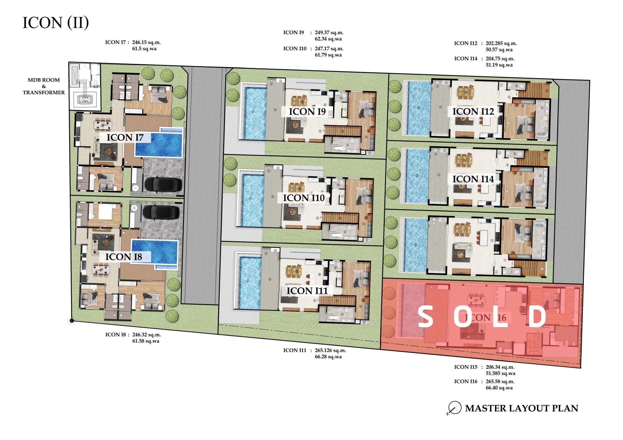 Paragon Phase 2 - 3 Bedroom Seaview Pool Villa in Fishermen’s Village for sale