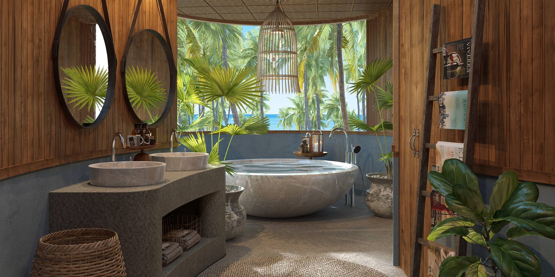 Kunkhao Tara Villas – Ecological 4 Bedroom Seaview Pool Villa in Bang Makham for sale