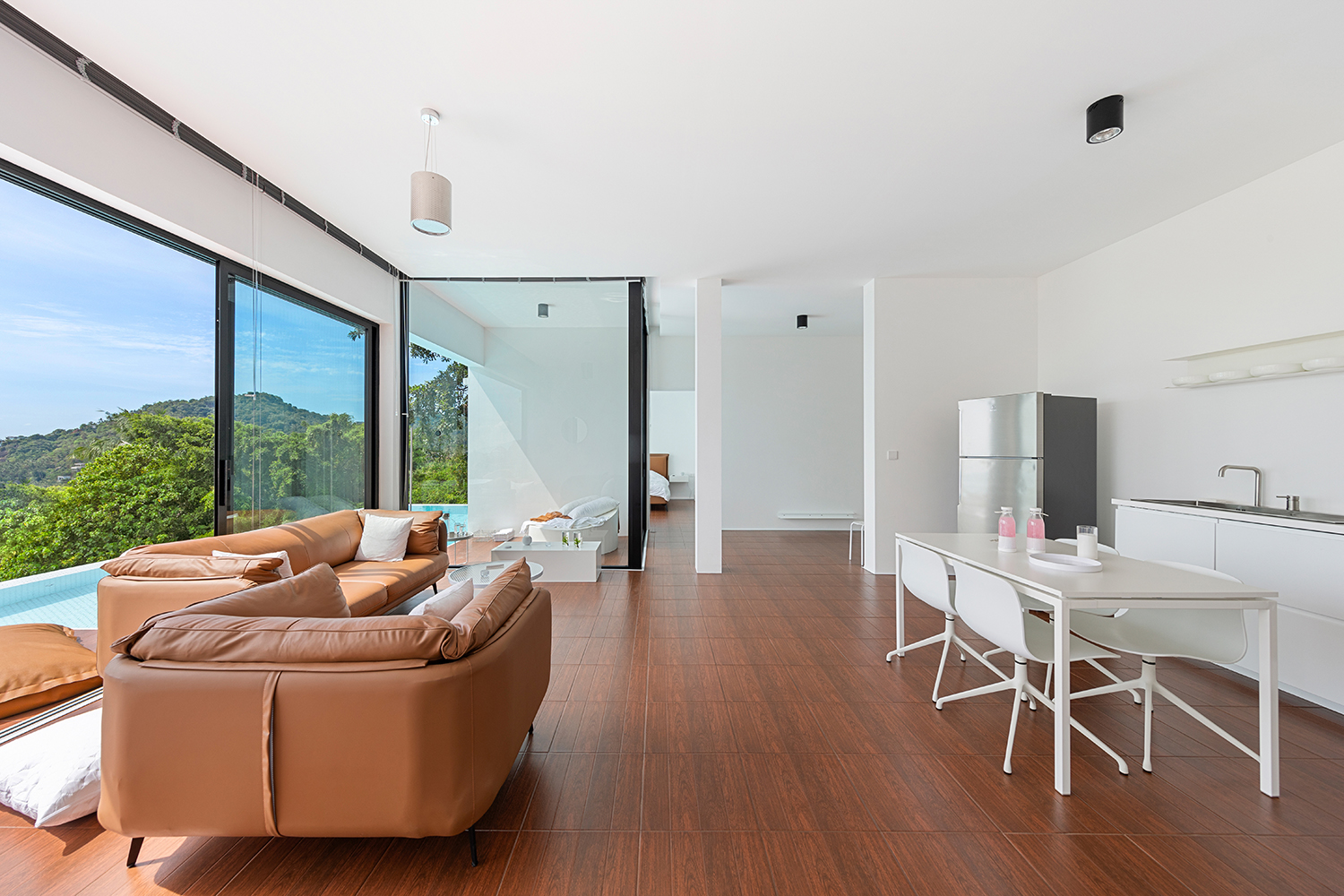 Minimalist 2 Bedroom Seaview Pool Villa with Expansion Potential in Chaweng Noi for sale