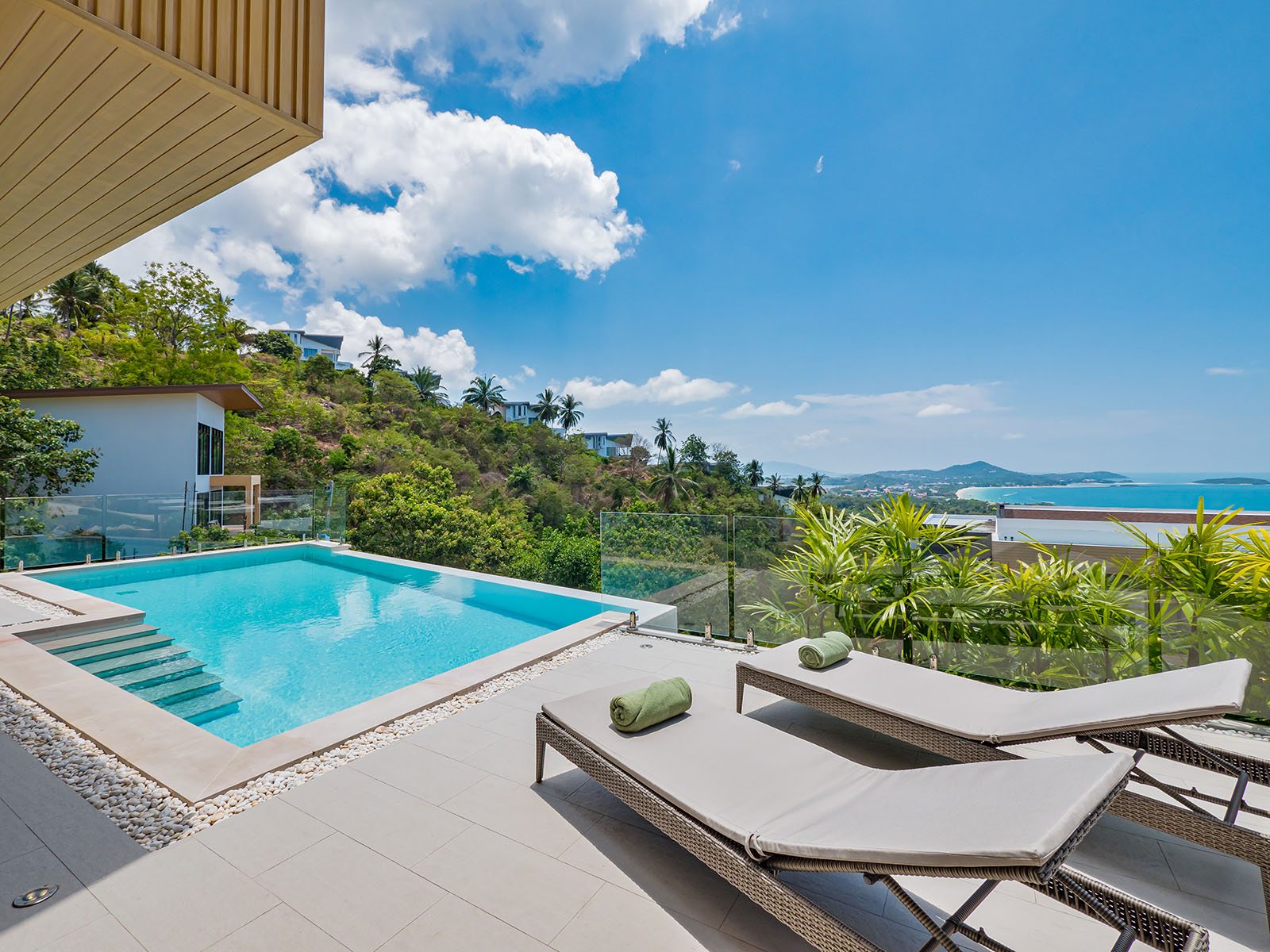 (PRICE REDUCED!) Verano Residence - Contemporary 3+1 Bedroom Seaview Pool Villa in Chaweng Noi for Sale