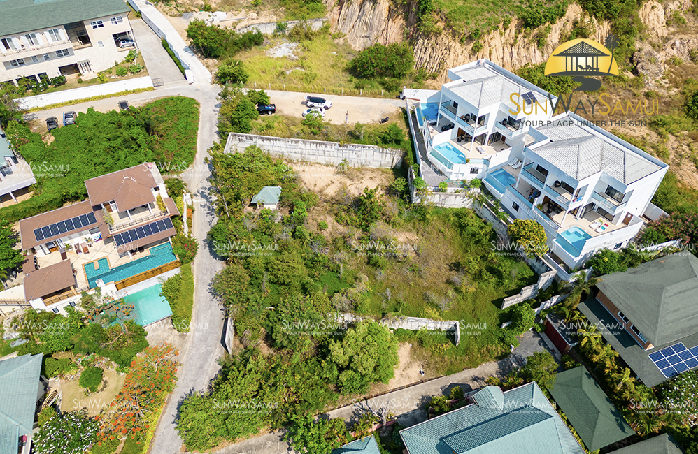 (SOLD) Prestigious 2150 sqm Seaview Plot in Plai Laem Peninsula for Sale
