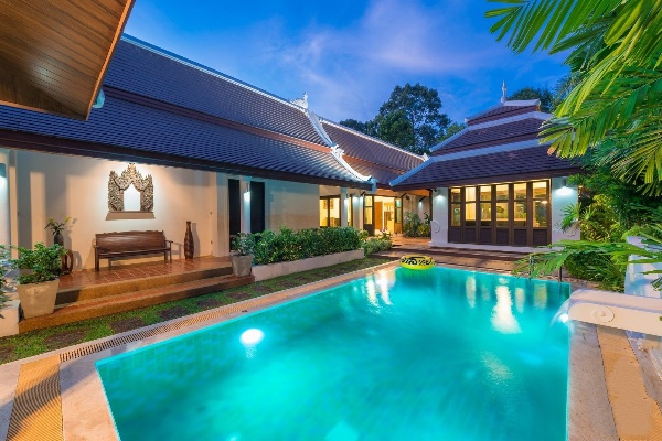 Balinese 3 Bedroom Beachside Pool Villa in Bang Kao for sale: Balinese 3 Bedroom Beachside Pool Villa in Bang Kao for sale
