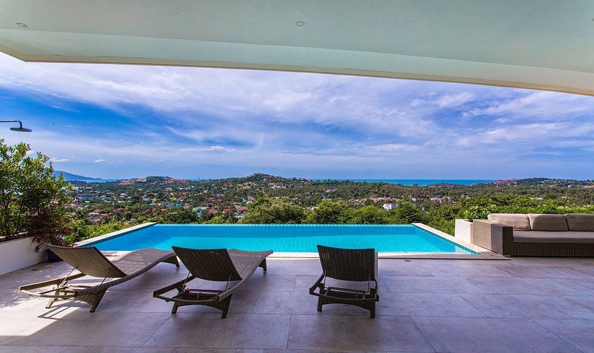 The Ridge Villa 9 - 4 Bedrooms Villa 9 with Panoramic Sea View in Plai Laem for sale