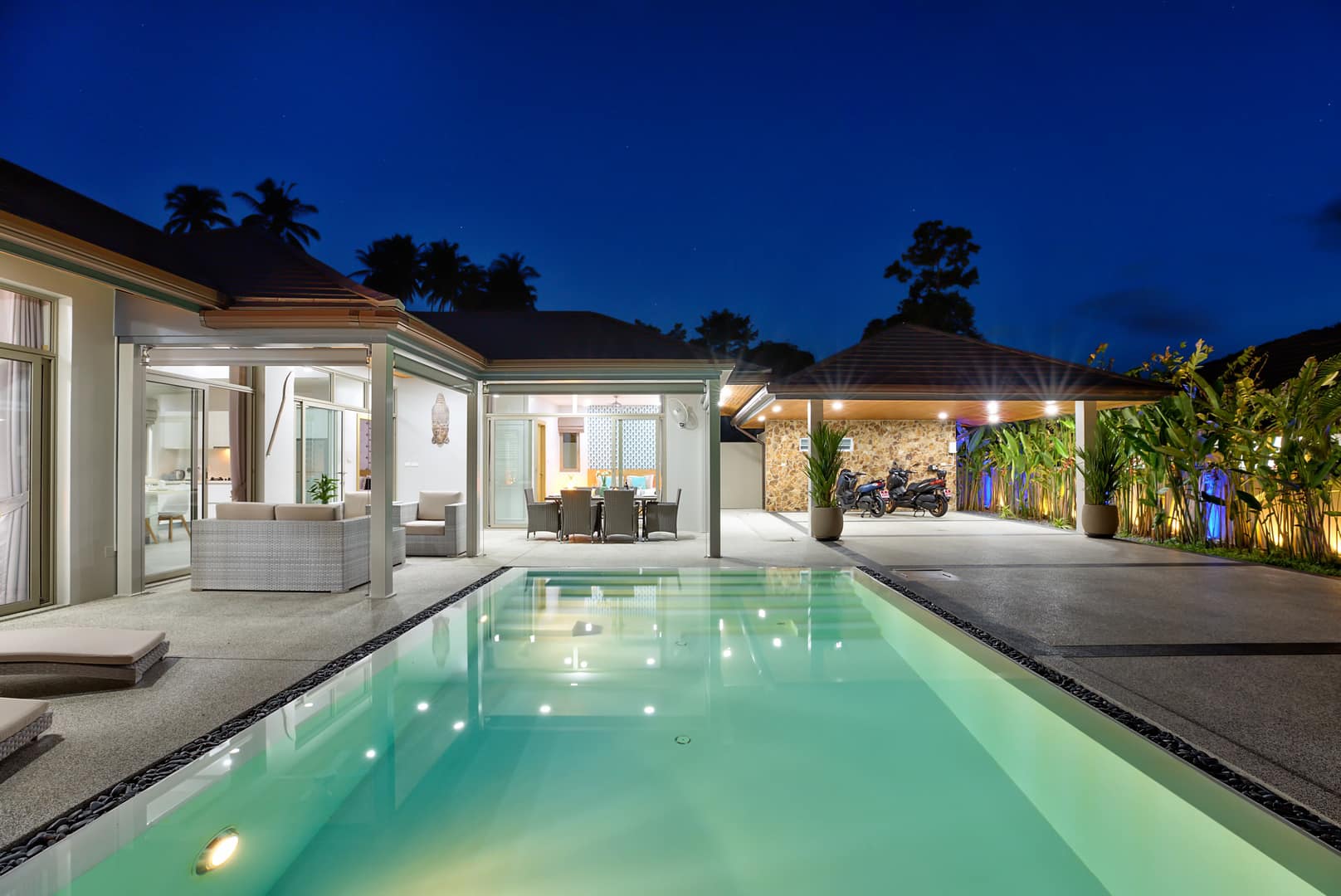 (SOLD) Villa Saona 1 – Chic 3 Bedroom Pool Villa in Lamai for Sale