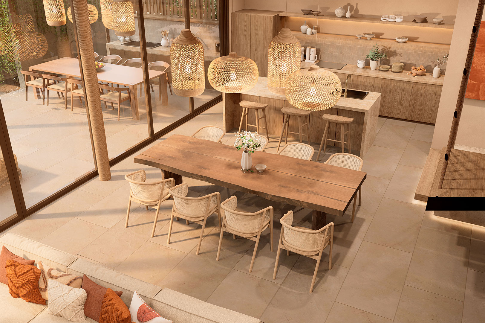 Pacific Noma – Beachside 4 to 5 Bedroom Garden Pool Villa in Maenam: Pacific Noma – Beachside 4 to 5 Bedroom Garden Pool Villa in Maenam