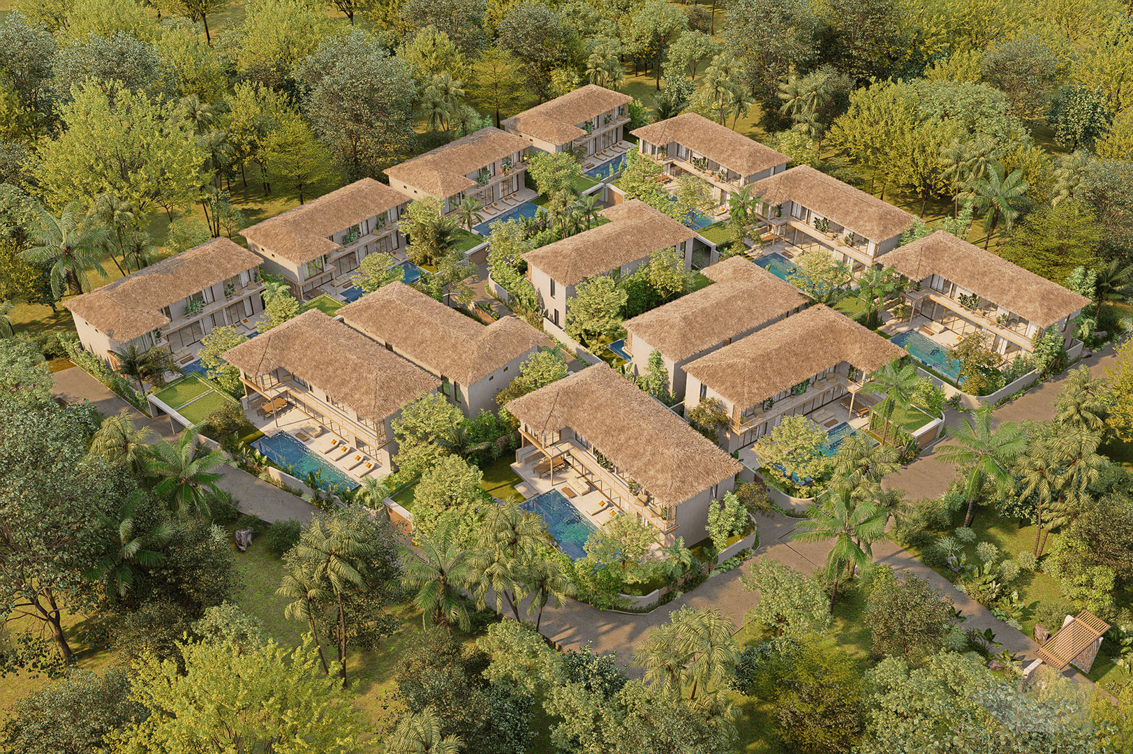 Pacific Noma – Beachside 4 to 5 Bedroom Garden Pool Villa in Maenam: Pacific Noma – Beachside 4 to 5 Bedroom Garden Pool Villa in Maenam