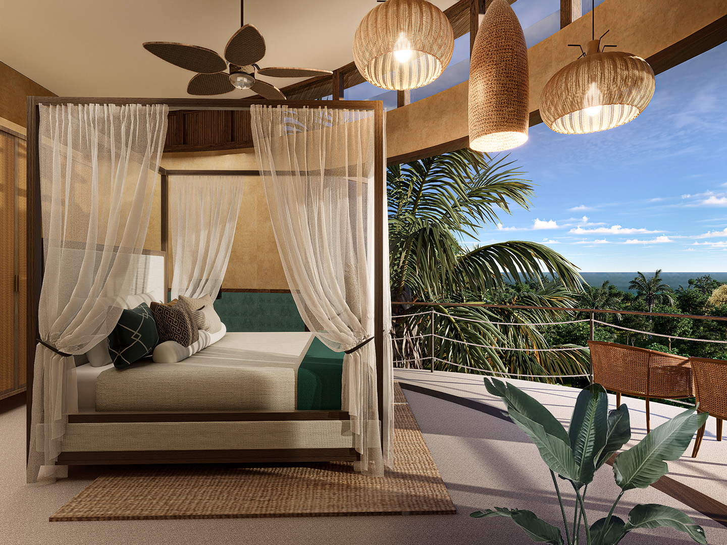 Kunkhao Vale – Ecological 2 Bedroom Seaview Villas in Bang Makham for sale: Kunkhao Vale – Ecological 2 Bedroom Seaview Villas in Bang Makham for sale