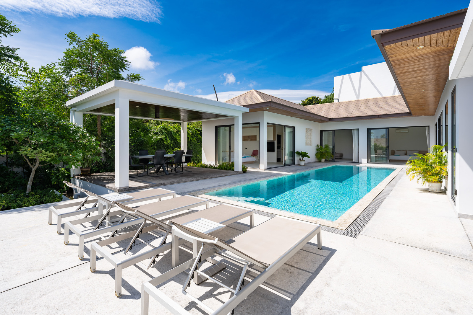 Hideaway Villa - Spacious 3 Bedroom Garden Pool Villa with Garden in Sunway Villas, Choeng Mon (A4) : 3 bedroom Villa A4 for sale in Sunway Villas, Choengmon Beach