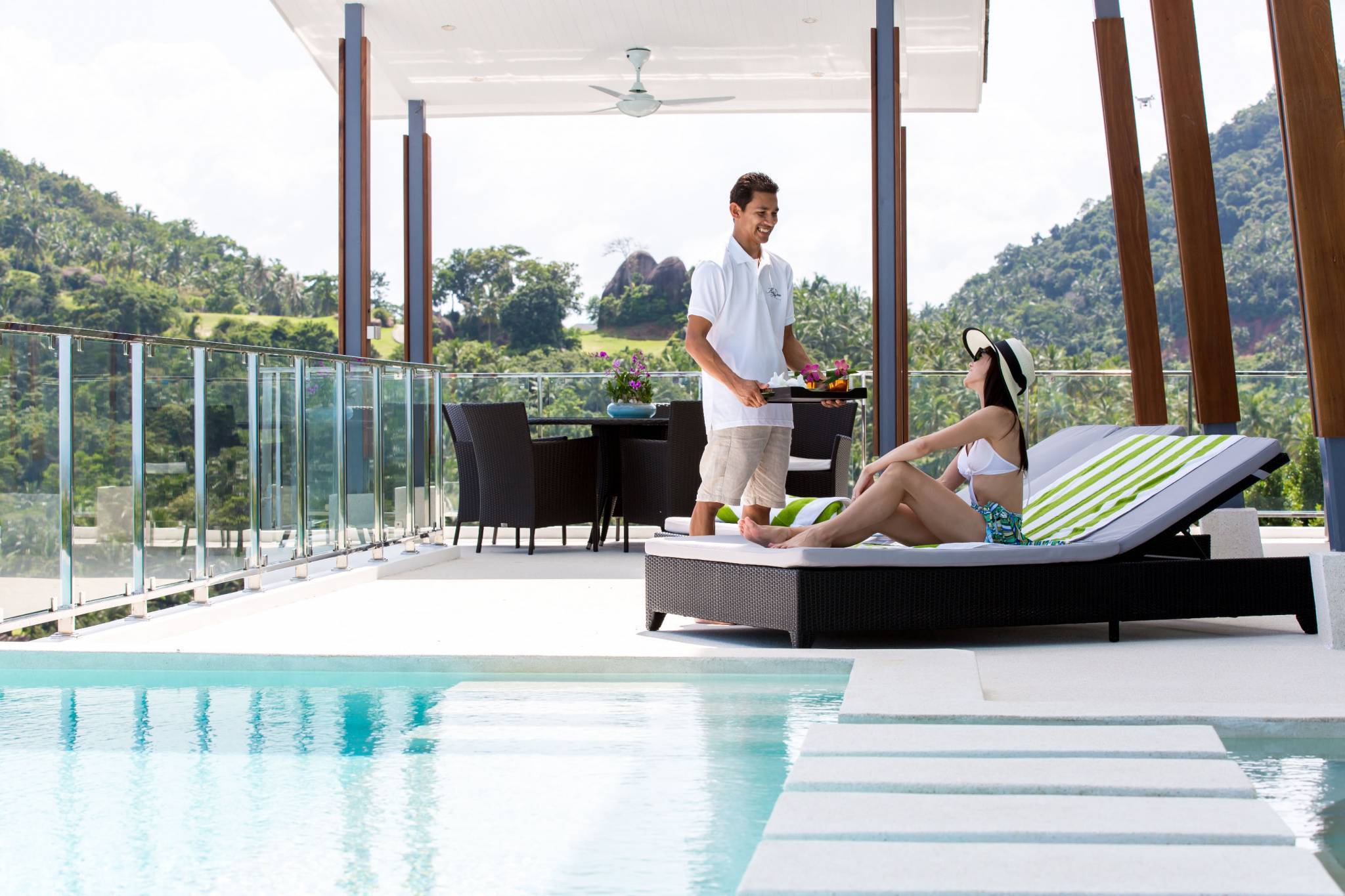 Four Bedroom Award Winning Sea View Villa for Sale or Rent, Chaweng Noi