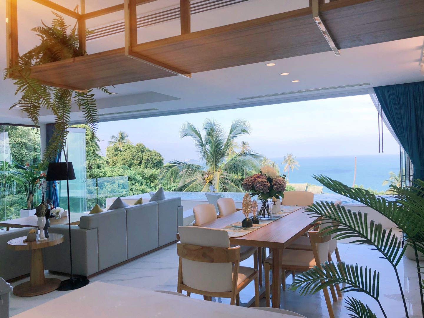 The Wave 2 - Modern 3 Bedroom Semi-Detached Seaview Pool Villa in Chaweng Noi for sale