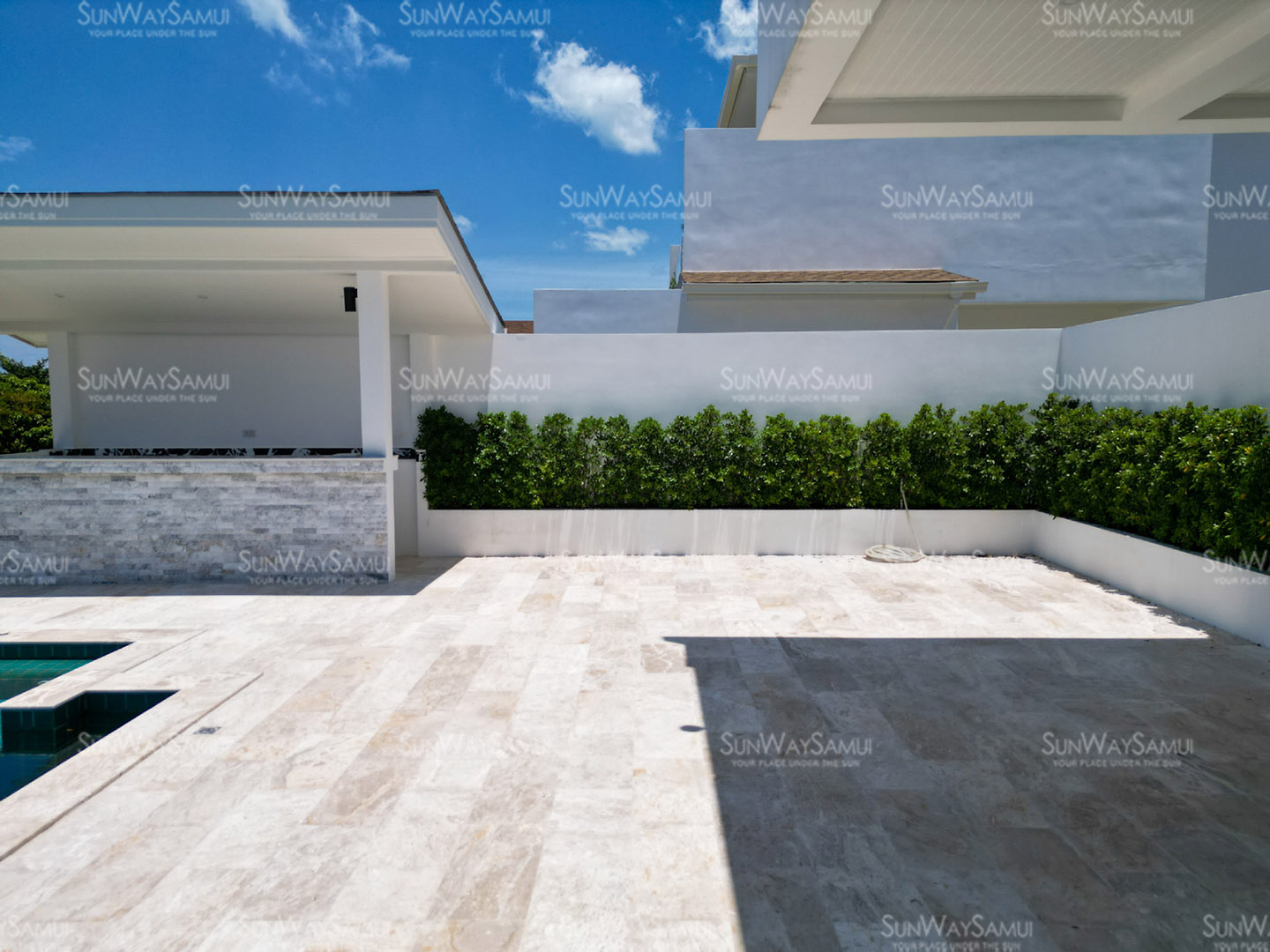 Villa Gabriela – Duplex Beachside Pool Villa with Partial Sea View in Choengmon for Sale