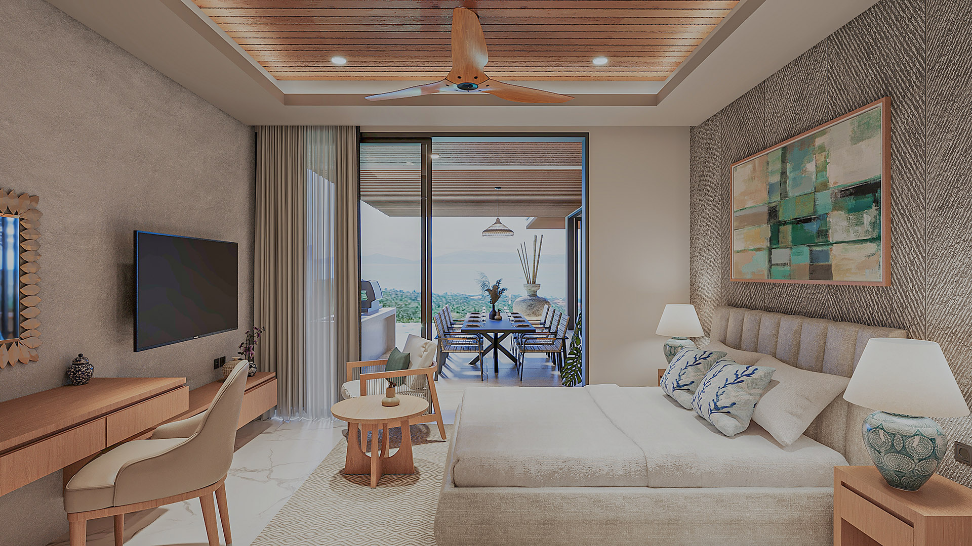 Sense 8 – Sensational 3 to 4 Bedroom Seaview Villa in Chaweng Noi for Sale