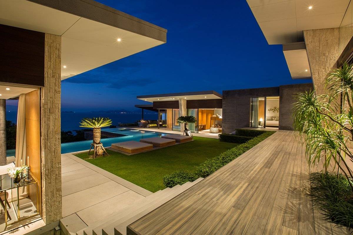 (SOLD) Villa Raku - World renowned designer four bedroom seaview villa for sale in Koh Samui