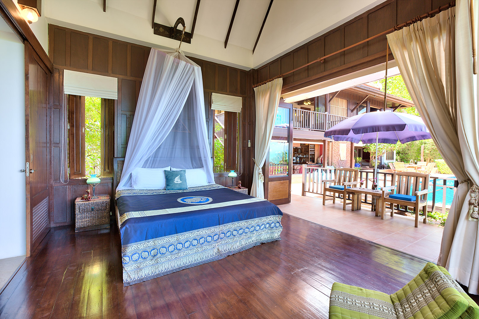 Thai Teak 5 Bedroom Seaview Pool Villa in Nathon for sale: Thai Teak 5 Bedroom Seaview Pool Villa in Nathon for sale