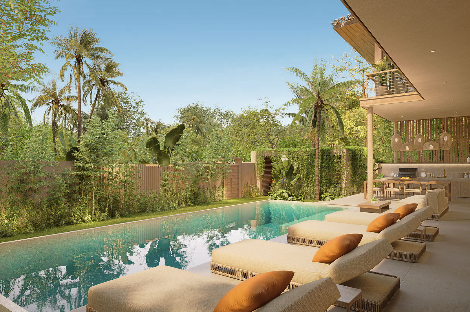 Pacific Noma – Beachside 4 to 5 Bedroom Garden Pool Villa in Maenam: Pacific Noma – Beachside 4 to 5 Bedroom Garden Pool Villa in Maenam