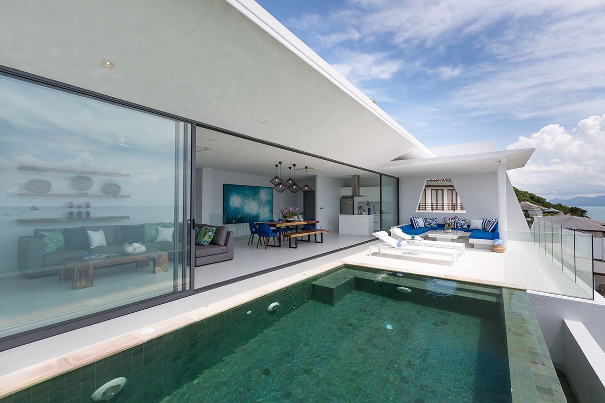 Villa Dahlia - Breathtaking 3+1 Bedroom Seaview Villa in Thongson Bay for sale