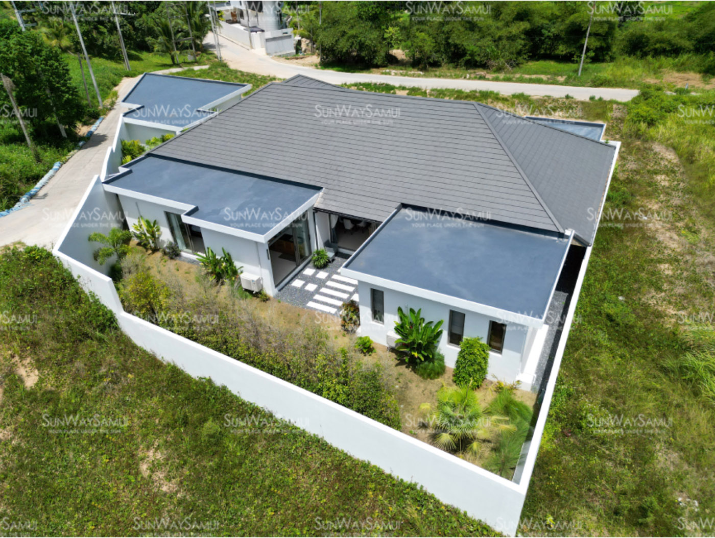 Villa Acacia  - Premium 5 Bedroom Mountain View Pool Villa + 2 Development Plots in Lamai for Sale