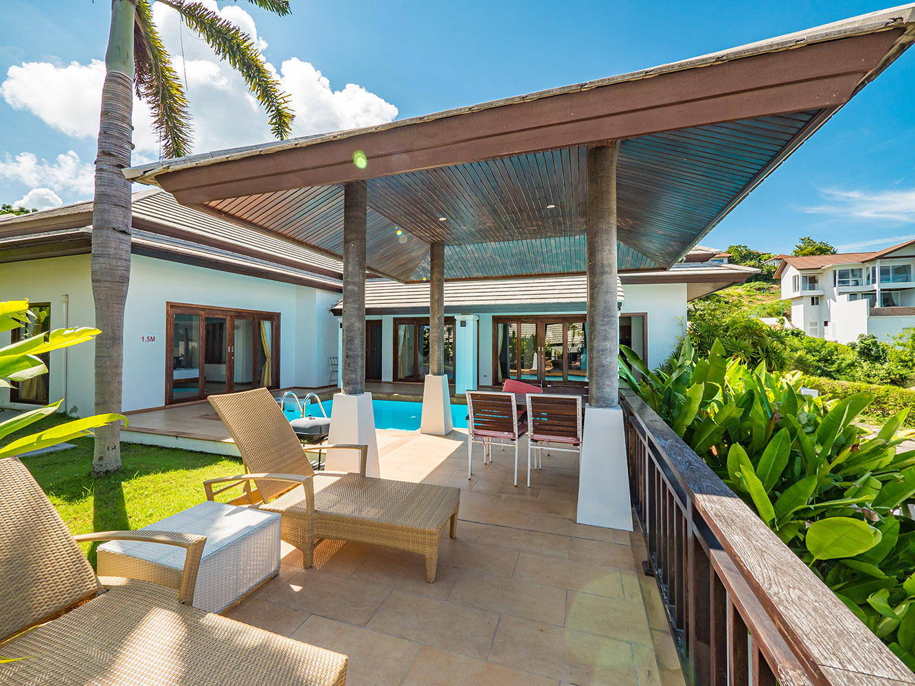 Villa Horizon 20 - Tropical 2 Bedroom Partial Seaview Pool Villa in Choengmon for sale