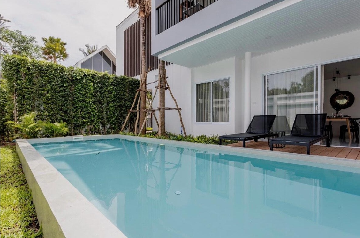 (SOLD) Nordic 3 Bedroom Garden Pool Villa in Bangrak for sale
