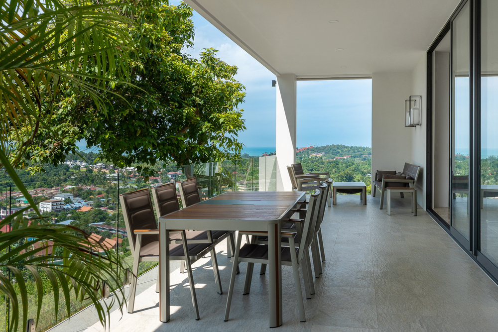 Modern 4 Bedroom Seaview Pool Villa in Plai Laem for sale