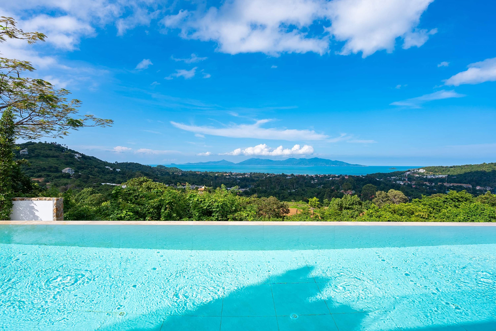 Sophisticated 3+1 Bedroom Seaview Pool Villa in Bophut for Sale