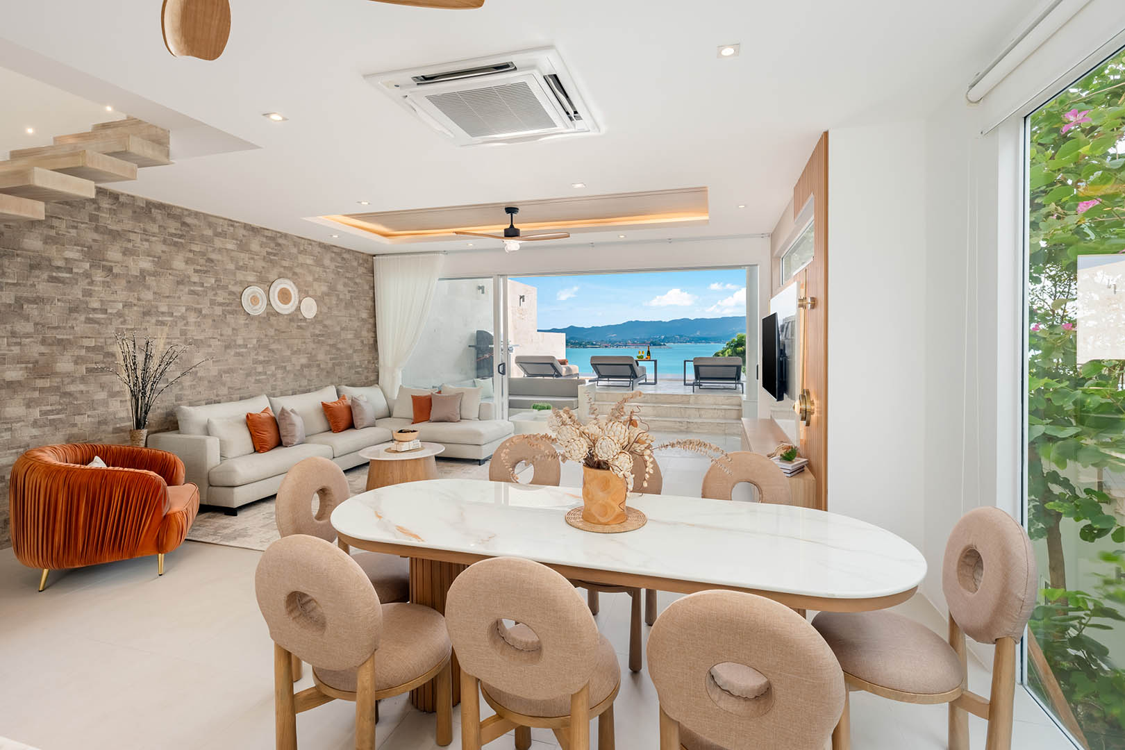 (PRICE REDUCED!) Villa Serenity – 4 Bedroom Seaview Duplex in Sunset Cove Plai Laem for sale: Villa Serenity – 4 Bedroom Seaview Duplex in Sunset Cove Plai Laem for sale