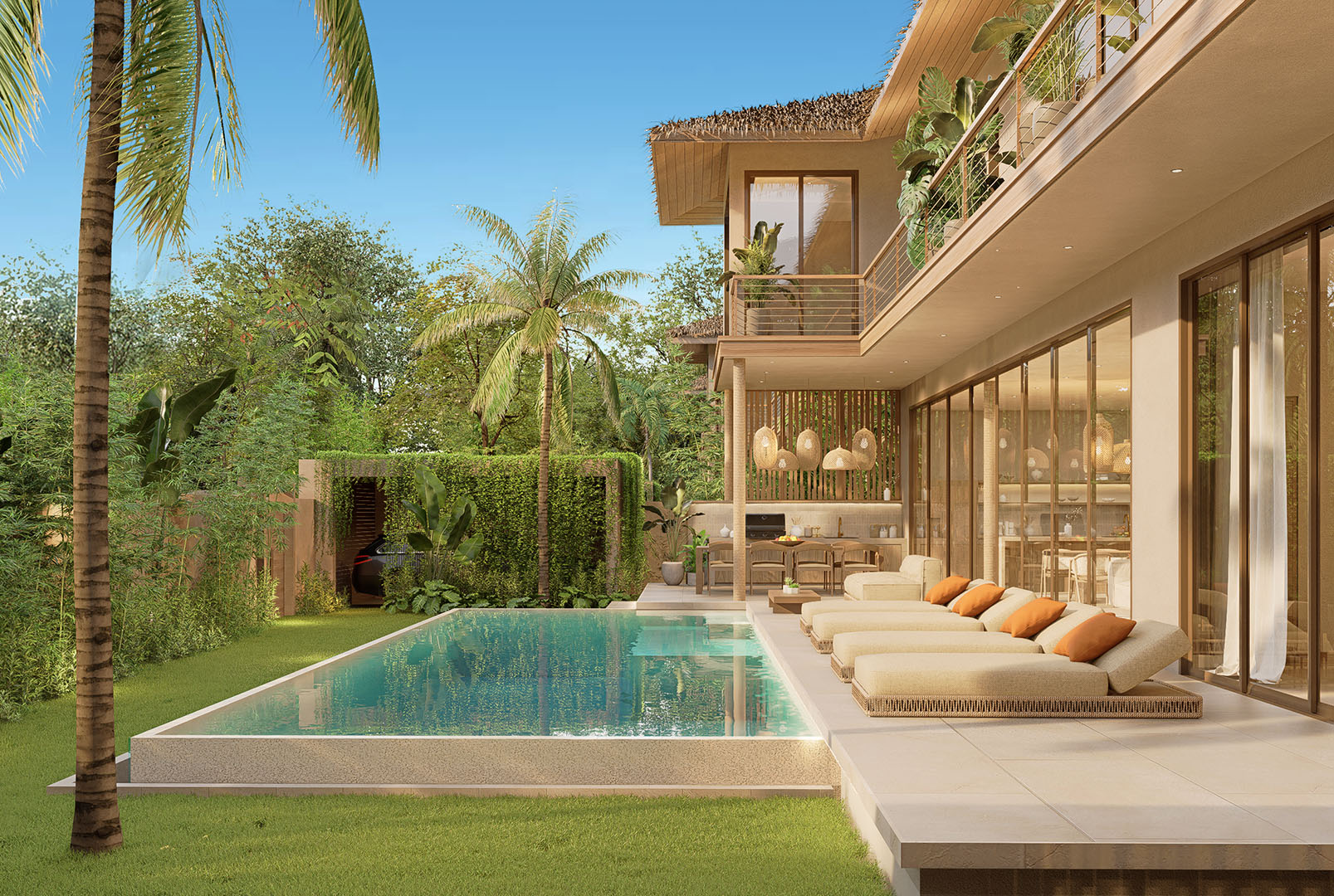 Pacific Noma – Beachside 4 to 5 Bedroom Garden Pool Villa in Maenam: Pacific Noma – Beachside 4 to 5 Bedroom Garden Pool Villa in Maenam