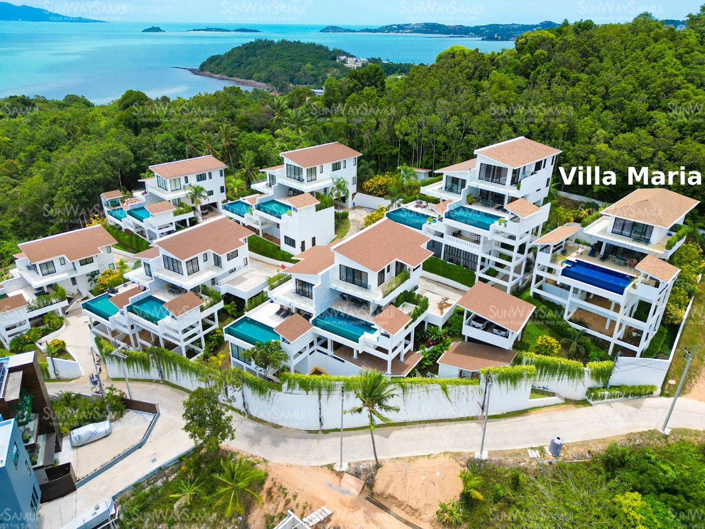 (SOLD) Villa Maria – 4 Bedroom Seaview Pool Villa in Fisherman’s Village Bophut for sale: Villa Maria – 4 Bedroom Seaview Pool Villa in Fisherman’s Village Bophut for sale