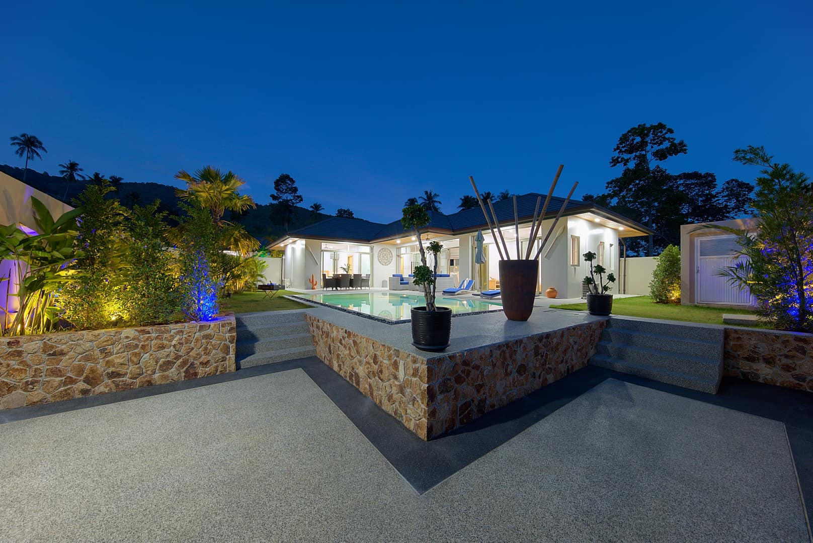 (SOLD) Villa Saona 2 – Chic 3 Bedroom Pool Villa in Lamai for sale