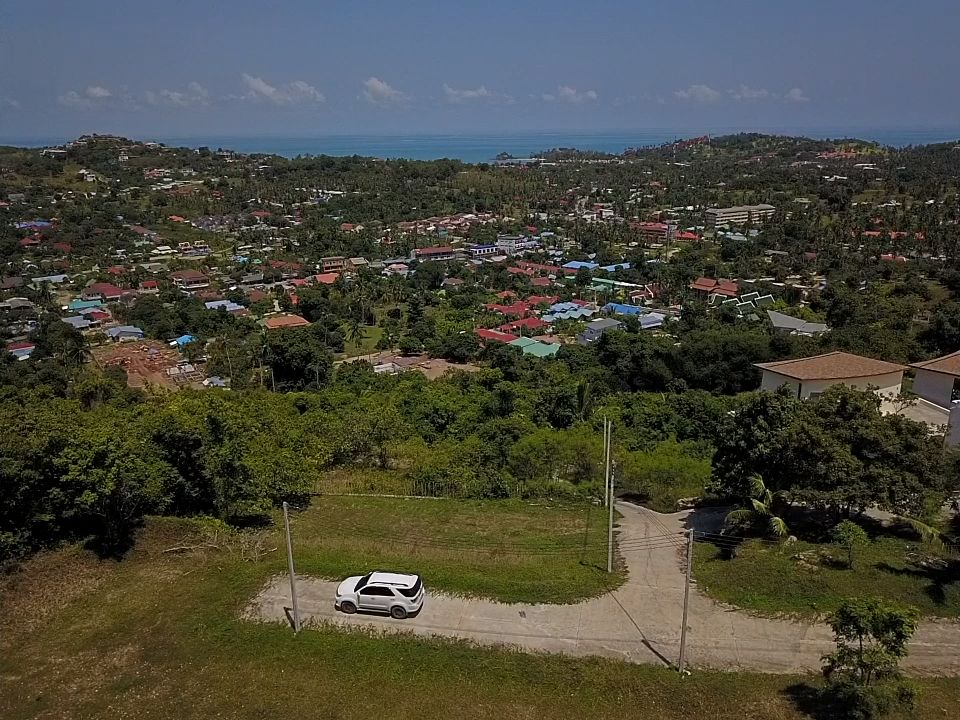 3 Individual Panoramic Sea View plots up for sale in Plai Laem: Panoramic Sea View plots up for sale in Plai Laem