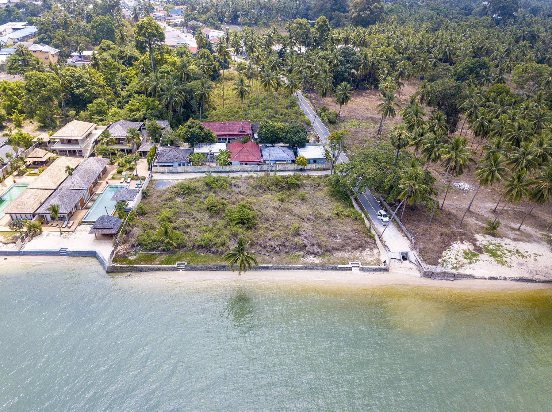 Beachfront land for sale in Lipa Noi - 63 m beach frontage: 2 Rai Beachfront land for sale in Lipa Noi – 63 m beach frontage  