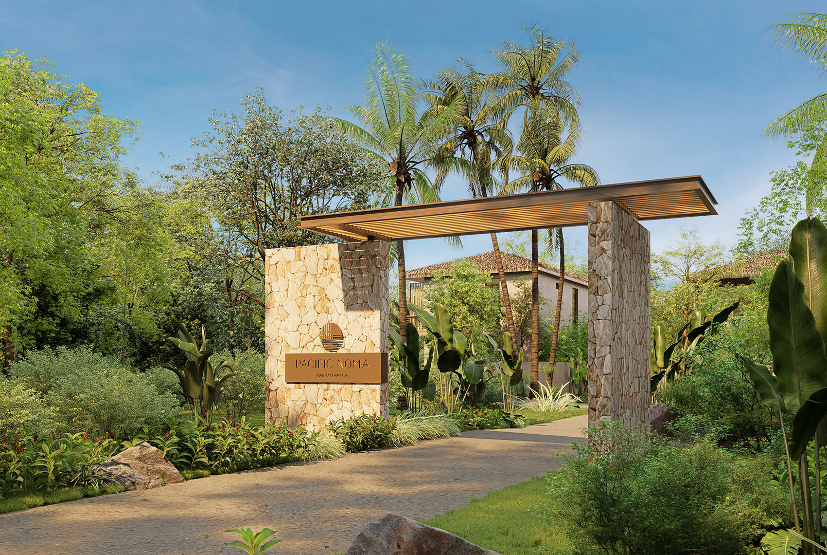 Pacific Noma – Beachside 4 to 5 Bedroom Garden Pool Villa in Maenam: Pacific Noma – Beachside 4 to 5 Bedroom Garden Pool Villa in Maenam