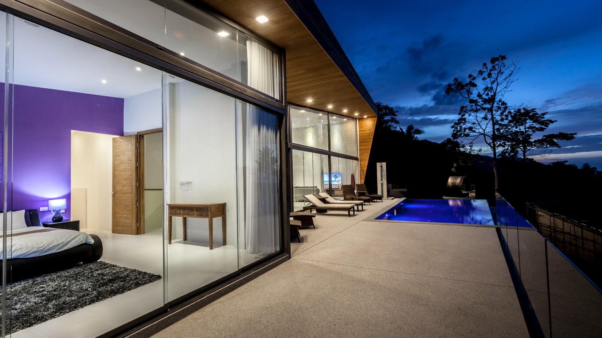 Supreme 4+1 Bedroom Seaview Pool Villa in Maenam for Sale