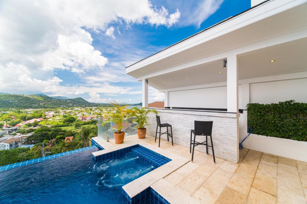 (SOLD) Villa Maria – 4 Bedroom Seaview Pool Villa in Fisherman’s Village Bophut for sale: Villa Maria – 4 Bedroom Seaview Pool Villa in Fisherman’s Village Bophut for sale