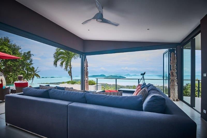 Architecturally Stunning Villa with Spectacular Ocean and Mountain View