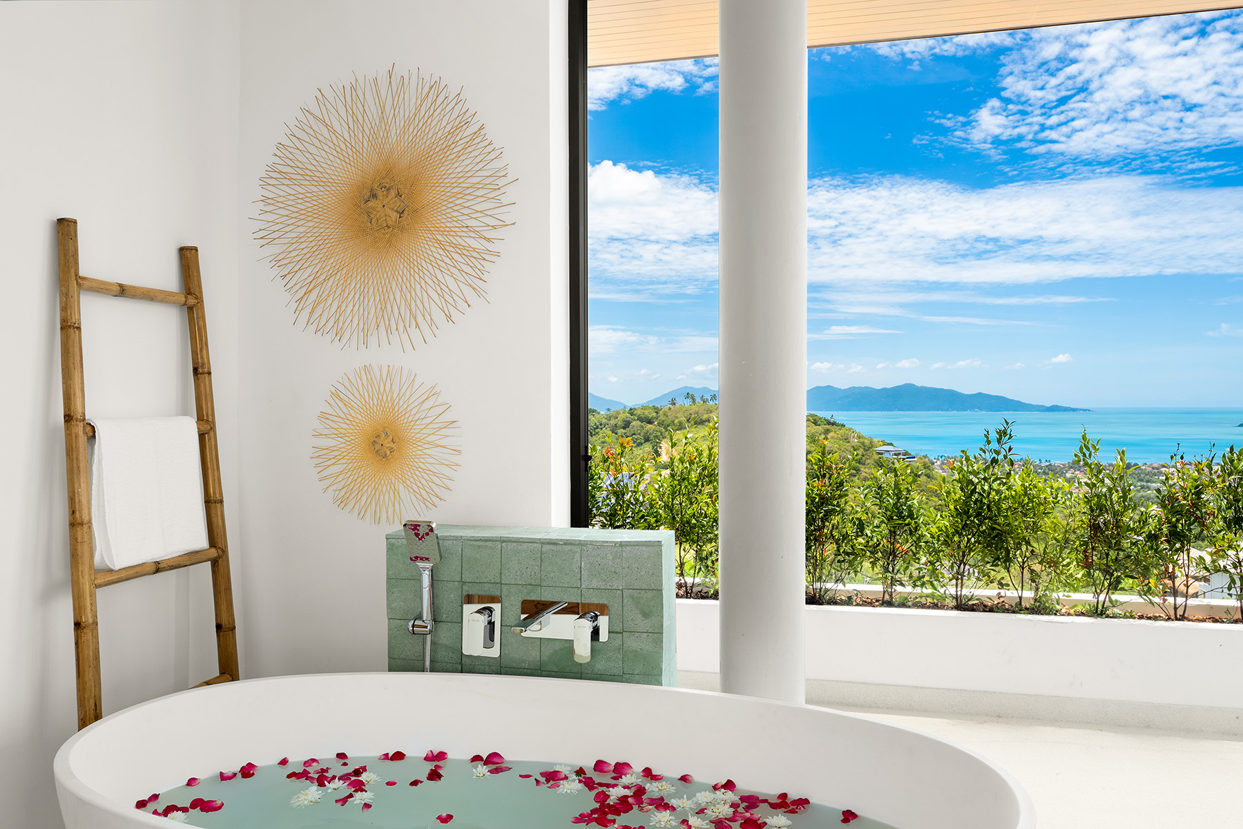 (SOLD) Enchanting 3 Bedroom Seaview Pool Villa in Bophut for sale