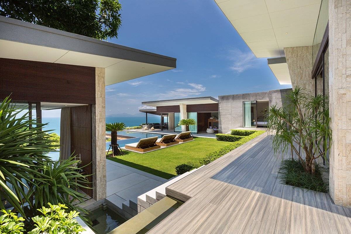 (SOLD) Villa Raku - World renowned designer four bedroom seaview villa for sale in Koh Samui