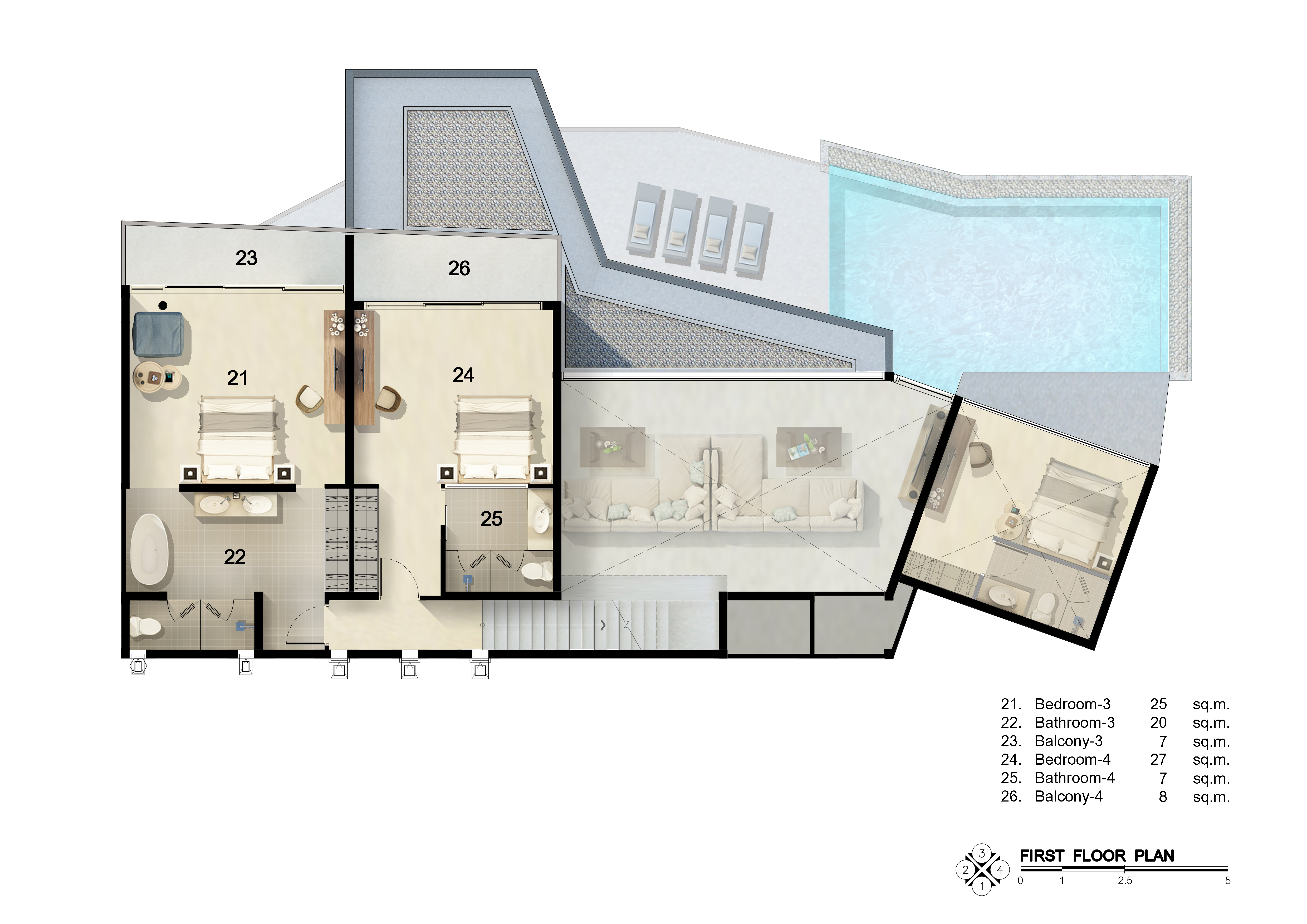 KW Villa – Luxurious 5 Bedroom Seaview Pool Villa in Bangpor for sale