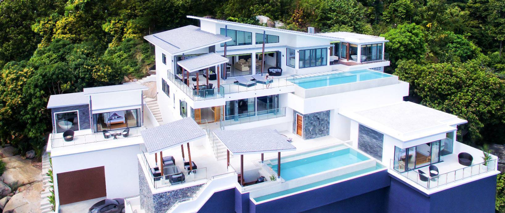 Four Bedroom Award Winning Sea View Villa for Sale or Rent, Chaweng Noi