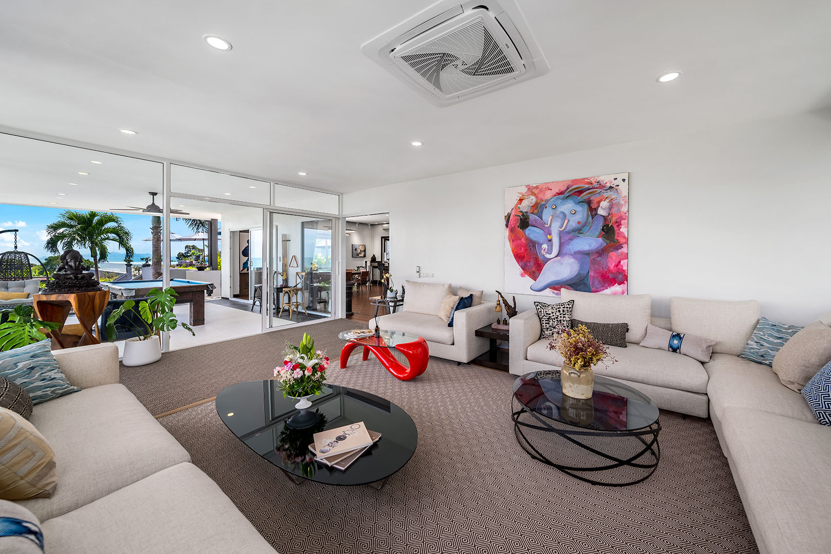 Substantial 9 Bedroom Seaview Pool Villa in Bang Makham for sale